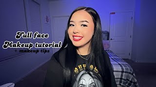 Full face makeup tutorial 🌹❤️💋 [upl. by Ainimreh]