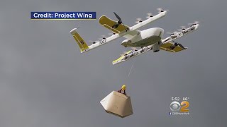 Drone Makes Popsicle Delivery In Virginia [upl. by Gay20]