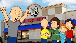 Classic Caillou Ruins Caillous Birthday Trip To Chuck E CheesesGrounded [upl. by Zebulen]