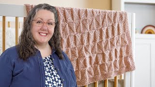 How to Make a Pinwheel Baby Blanket  Free Project Tutorial [upl. by Allbee639]