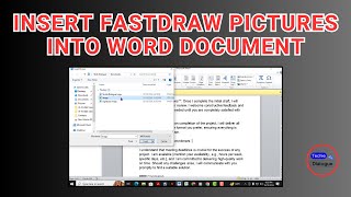 How To Insert Fastdraw Pictures Into Word Document [upl. by Aliuqet]