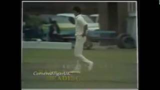 Sir Imran Khans first International test wicket [upl. by Gilbye603]