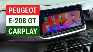 Apple CARPLAY amp Android AUTO on Peugeot e208 2024 Howto amp Review [upl. by Eirameinna242]