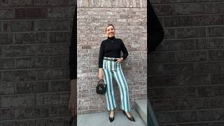 Striped Pants  Matching Shoes amp Belt outfit ltkstyle ootd outfitideas [upl. by Evangelin]