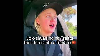 Jojo siwa singing traitor jojo jojosiwa karma oliviarodrigo memes fyp [upl. by Epilihp]