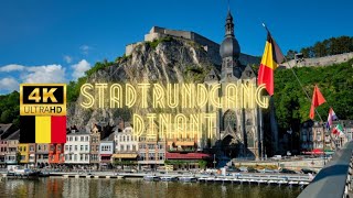 Stadtrundgang Dinant in Belgien 4K 60FPS Walking Tour Dinant in Belgium [upl. by Ahseet]