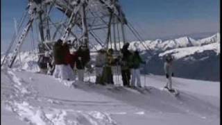 Les Arcs Aguille Rouge Glacier Off Piste [upl. by Enelec609]