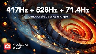 417Hz  528Hz  714Hz  TRIPLE HEALING FREQUENCIES  Wipes out Negative Energies  Positive T [upl. by Isabella549]