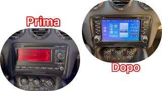 INSTALLAZIONE AUTORADIO CAR TABLET ANDROID 11 SU AUDI TT S LINE [upl. by Jard]