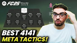 BEST META 4141 FORMATION AND CUSTOM TACTICS IN FC 25 ULTIMATE TEAM [upl. by Russia136]