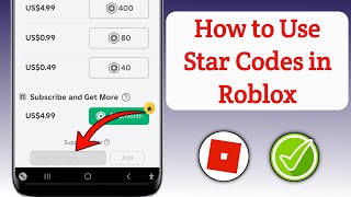 How to Use Star Codes in Roblox  Enter Roblox Star Code on Mobile 2024 [upl. by Pomeroy]