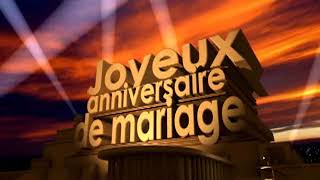 Joyeux anniversaire de mariage [upl. by Ahsekahs]