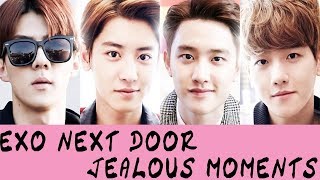 EXO NEXT DOOR JEALOUS MOMENTS [upl. by Hakan]