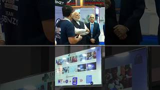 PM Modi visits Global FinTech Fest exhibition in Mumbai  shorts [upl. by Madelyn]