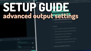 How To Setup Advanced Output Settings  Streamlabs OBS 2019 Ebuyer Guide [upl. by Middle]