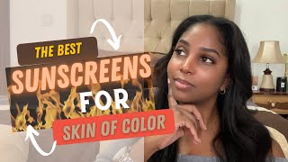 The best SUNSCREENS for skin of color MINERAL vs CHEMICAL [upl. by Balliol]