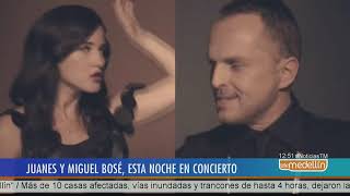 Juanes y Bosé juntos para hacer vibrar La Macarena Noticias  Telemedellín [upl. by Zarihs]