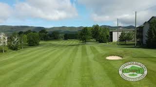 Massanutten Resort Woodstone Meadows Hole 18 Aerial View [upl. by Nohsed220]