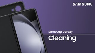 Cleaning your Samsung Galaxy phone or tablet  Samsung US [upl. by Lemmuela]