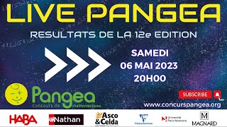 Résultats PANGEA 2023  LIVE 🔴 [upl. by Capwell]