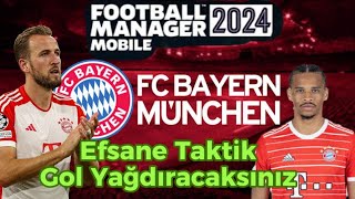 FM 24 MOBİLE Taktik BAYERN MÜNİH Namağlup Taktik FOOTBALL Manager 2024 Mobile Taktik [upl. by Fidellia260]