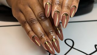 Acrylic to Gel Extensions [upl. by Esiouqrut]