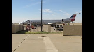 American Eagle Erj145 takeoff out of RoswellNM [upl. by Aneret]