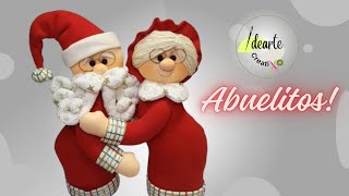 ABUELITOS NAVIDEÑOS  PARTE 1 Moldes [upl. by Branen]