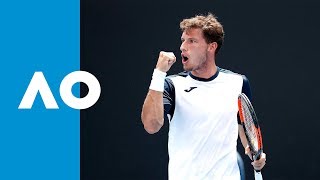 Luca Vanni v Pablo Carreno Busta match highlights 1R  Australian Open 2019 [upl. by Layor]