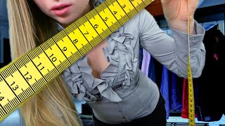 ASMR Measuring You and Suit Fitting [upl. by Vyner]