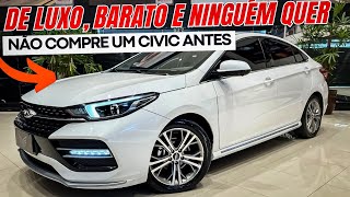 🔥 UM CARRO BARATO E DE LUXO QUE NINGUÉM QUER a melhor opção DE USADO para 2024 Chery Arrizo 6 [upl. by Virgel]