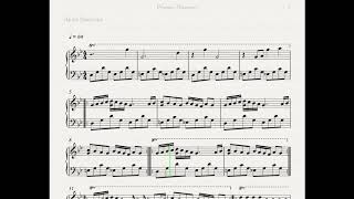 Akira Yamaoka  Promise Reprise Piano Sheet Music [upl. by Alithia]