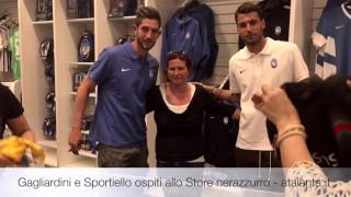 Roberto Gagliardini amp Marco Sportiello ospiti speciali allo Store [upl. by Eldon615]