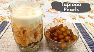 Homemade Tapioca Pearls Recipe  របៀបធ្វើគ្រាប់គុជ [upl. by Marcille]