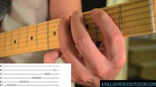 Santeria Solo by Sublime Guitar Lesson with tab [upl. by Allenrad525]