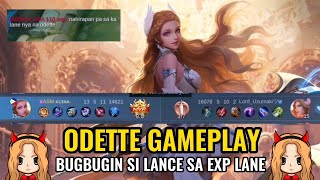 Odette Gameplay  Bugbugin si Lancelot sa Exp Lane [upl. by Pufahl]