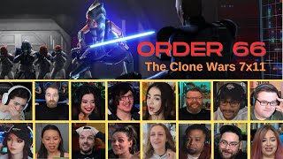 Reactors Reacting to ORDER 66 from THE CLONE WARS 7x11 SHATTERED  AHSOKA TANO [upl. by Omoj361]