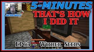 SKY FACTORY 3 5MIN  THATS HOW I DID IT SKY FACTORY 3  EP63  WITHER SEEDS [upl. by Eesdnil638]