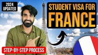 France Study Visa Complete Process 2024 Step by Step  Campus France Interview  No GAP  NO IELTS [upl. by Ydnar]