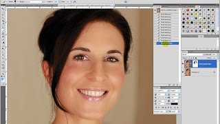 Haut verbessern RetuscheSerie Teil 3 – PhotoshopTutorial [upl. by Schott]