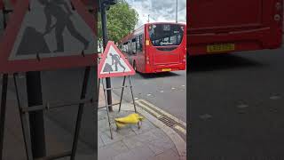 LX13CZS on route 380 to Belmarsh bus londonbus [upl. by Ahtimat809]