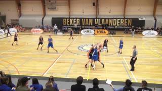 Beker van Vlaanderen 2016 dames Basket WillebroekHouthalen B [upl. by Essyla332]