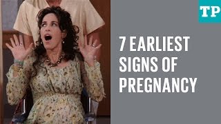 7 earliest signs of pregnancy [upl. by Aek148]