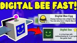 How To GET DIGITAL BEE Fast  Bee Swarm Simulator Full Guide [upl. by Eyaj506]