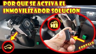 INMOVILIZADOR AUTOMOTRIZ  POR QUE SE ACTIVA EL INMOVILIZADOR DEL AUTO SOLUCION [upl. by Eidderf]