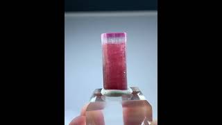 Double Terminated Damage Free TriColor Pink Tourmaline Crystal Origin AfghanistanWeight 10 Gram [upl. by Haelam435]