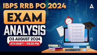 IBPS RRB PO Exam Analysis 2024  RRB PO 4th Shift Analysis  Asked Questions amp Expected Cut Off [upl. by Claudianus949]