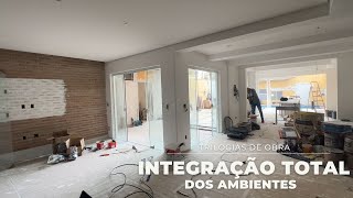 REFORMA TOTAL PARA INTEGRAR TODOS OS AMBIENTES E TER VISÃO GERAL DE TODA A CASA PARTE 2 [upl. by Norahs]