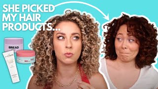 My Curlfriend Picked My Hair Products  Styling Tutorial [upl. by Ardnuhs590]