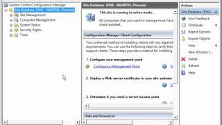 Installing System Center Configuration Manager 2007 R2 in Native Mode on Windows 2008 R2 Training [upl. by Teahan]